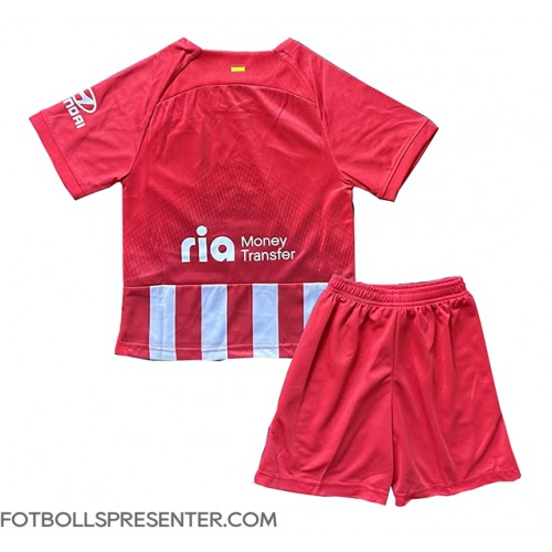 Atletico Madrid Hemmatröja Barn 2023-24 Kortärmad (+ korta byxor)